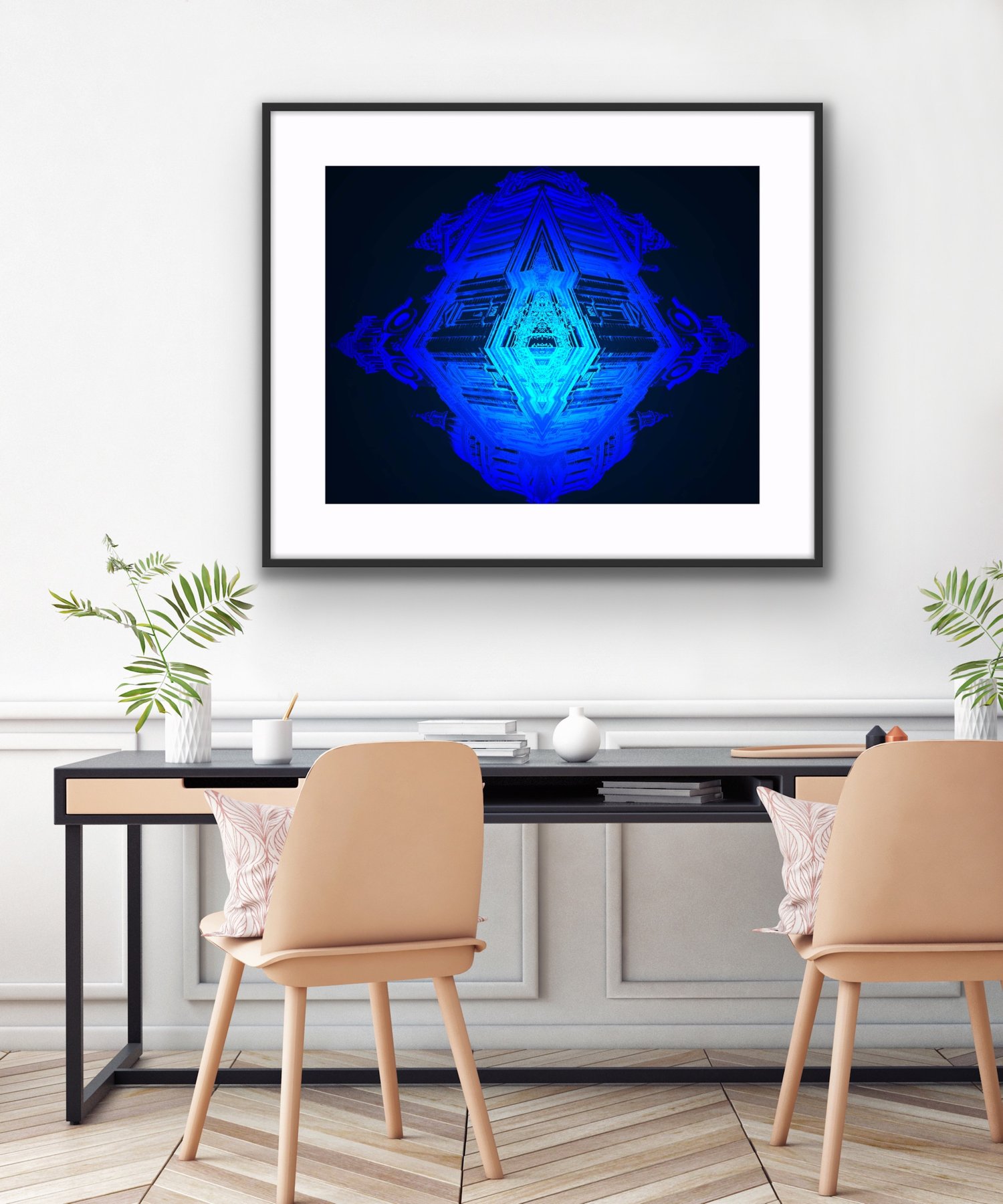 Endeavour Blue Mystery Buidling Series Limited Edition Print 2